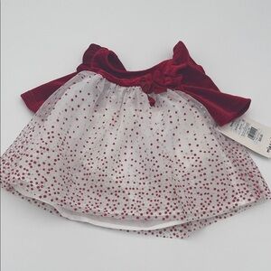 Mia & Mimi Red and White Dress (2 Piece)